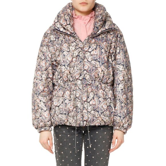 Isabel Marant Jackets & Blazers - ★ Worn Once! ★ Isabel Marant Calvin Metallic Paisley Puffer Jacket